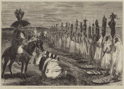 El Diffa, un Festival Árabe dado en Presencia del Emperador y la Emperatriz de Francia de Edmond Morin